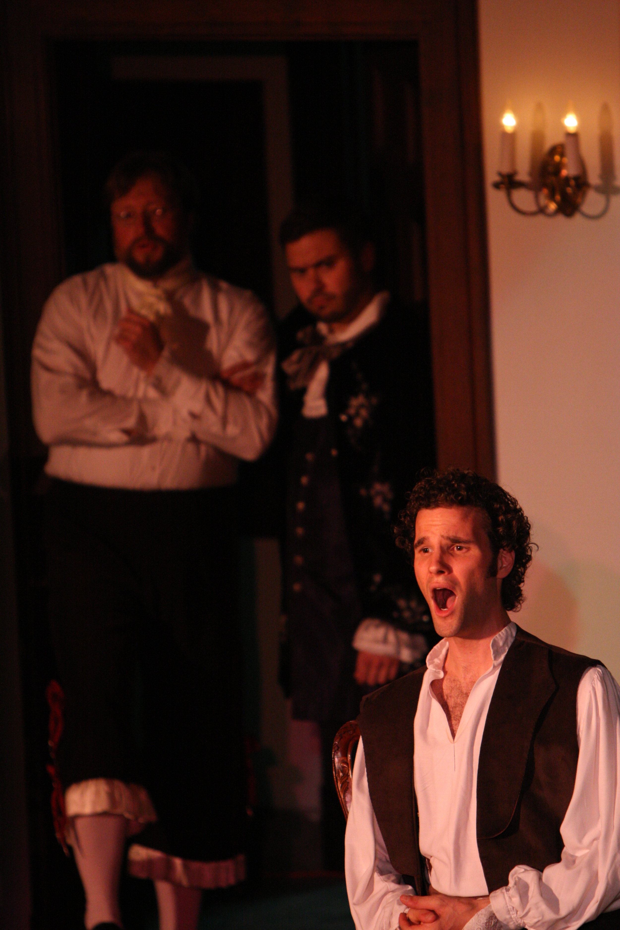  As Ernesto, Don Pasquale, Opera in the Heights, with Erik Kroncke and Mischa Bouvier 