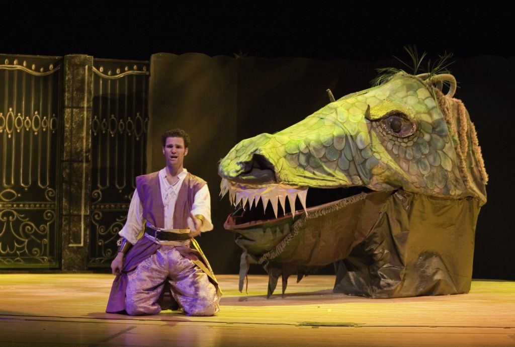  As Tamino, The Magic Flute, Boston Lyric Opera's family production. 