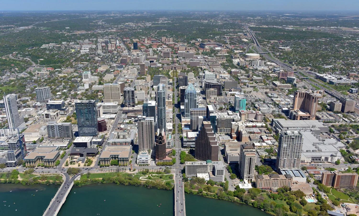 Austin CBD, Austin, Texas - Austin Aerial Photographer - Aerial Drone Image - Aerial Drone Video - Austin, TX