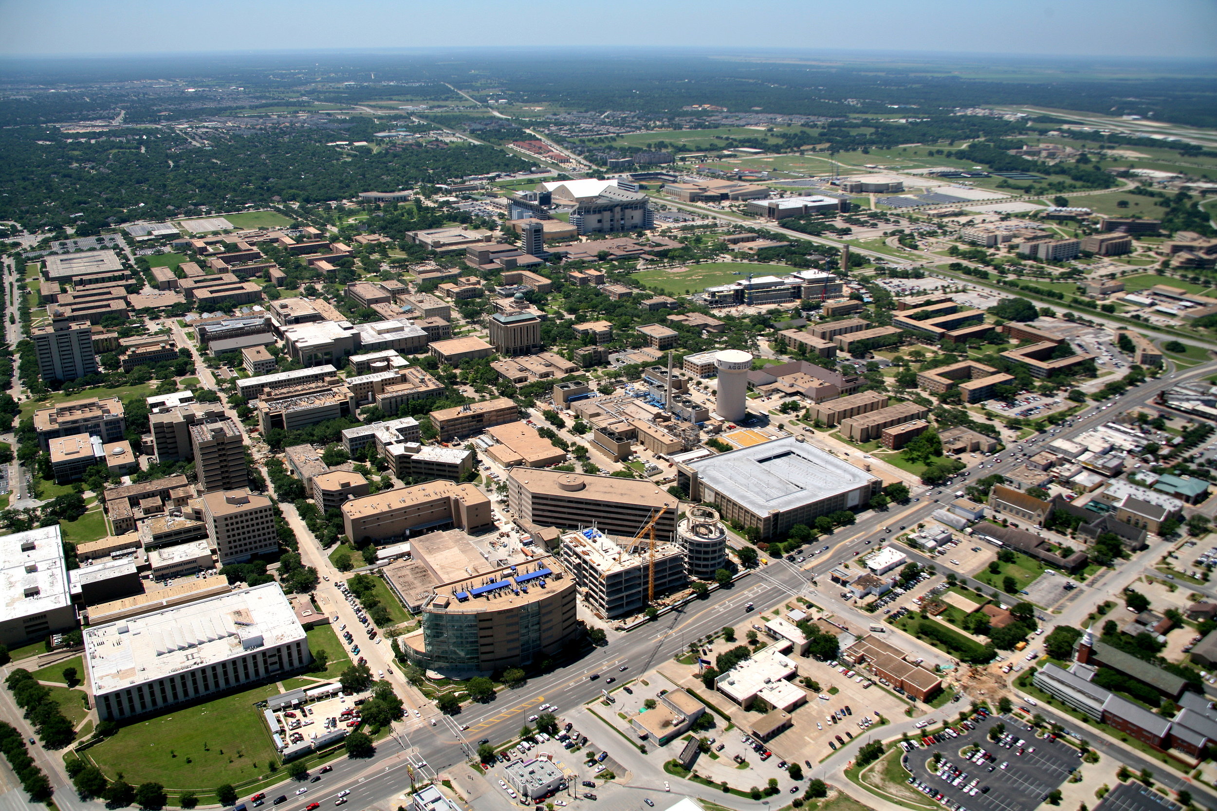 Texas A&M, College Station, Texas - College Station Aerial Photogra...