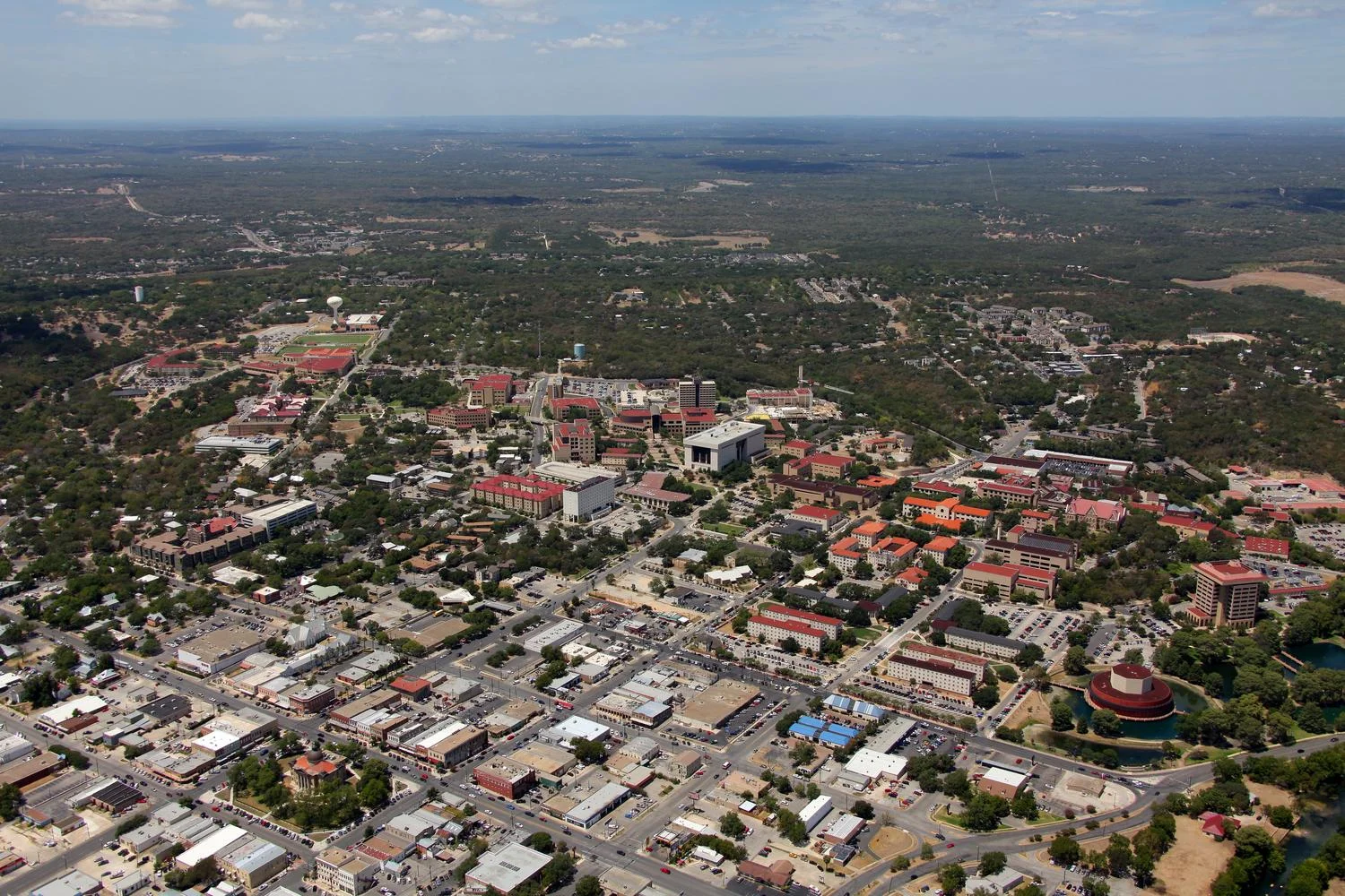 San Marcos, Texas aerial, drone, ground photography, video. — Red Wing