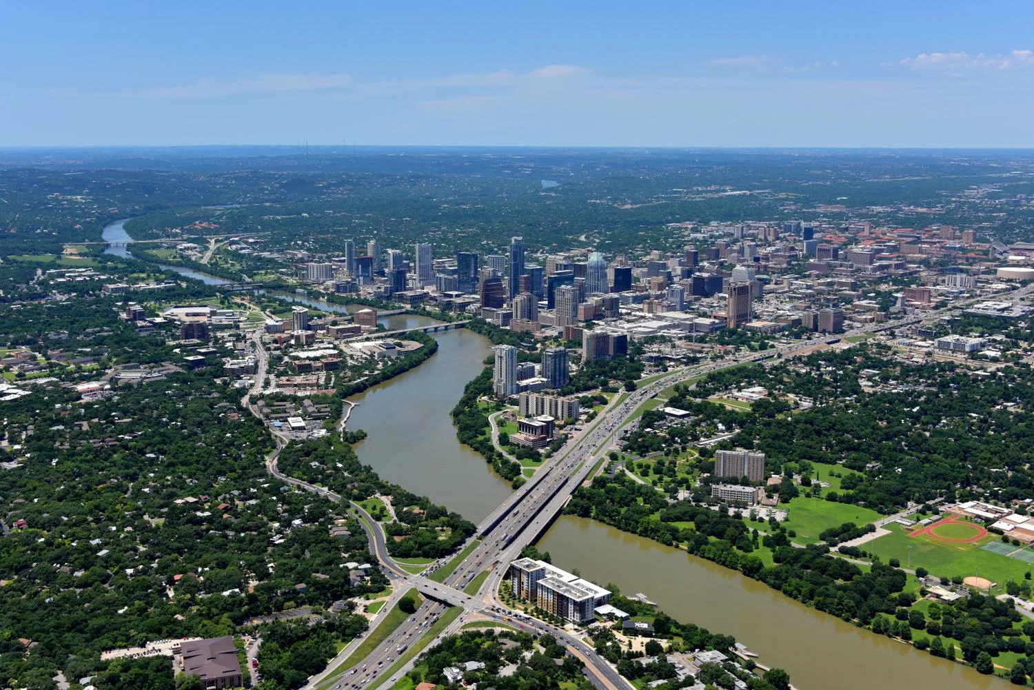 Downtown Austin CBD, Austin, Texas - Austin Aerial Photography - Austin Drone Photographer