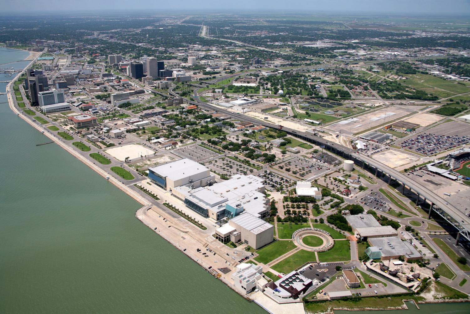 Corpus Christi CBD, Corpus Christi, Texas - Corpus Christi Aerial Photography - Corpus Christi Drone Photographer