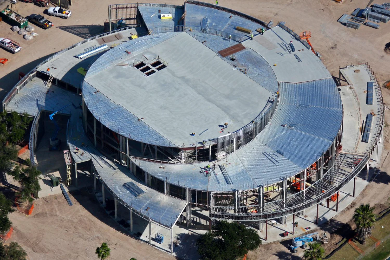 UTRGV Construction Progress Photo - Brownsville, Texas - Brownsville Aerial Photography - Rio Grande Valley, Texas