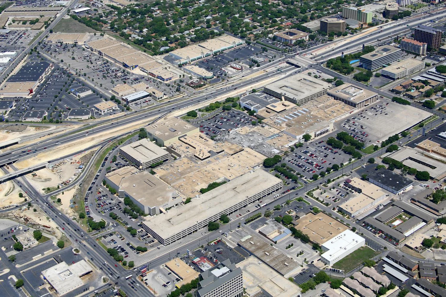 North Star Mall, San Antonio, Texas aerial, drone, and ground photography, San Antonio, TX
