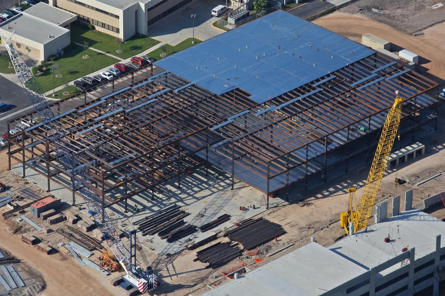 Harlingen, Texas - Aerial Construction Progress Photographer - Aerial Drone Image - Construction Aerial Photography and Video - TX