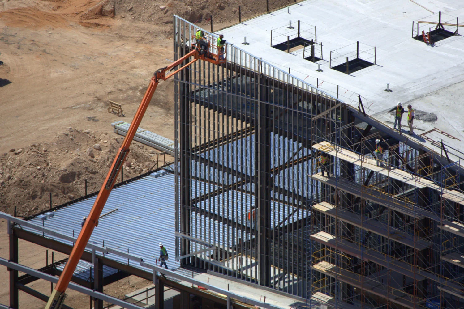 UT Odessa, Odessa, Texas - Aerial Construction Progress Photographer - Aerial Drone Image - Construction Aerial Photography and Video - TX