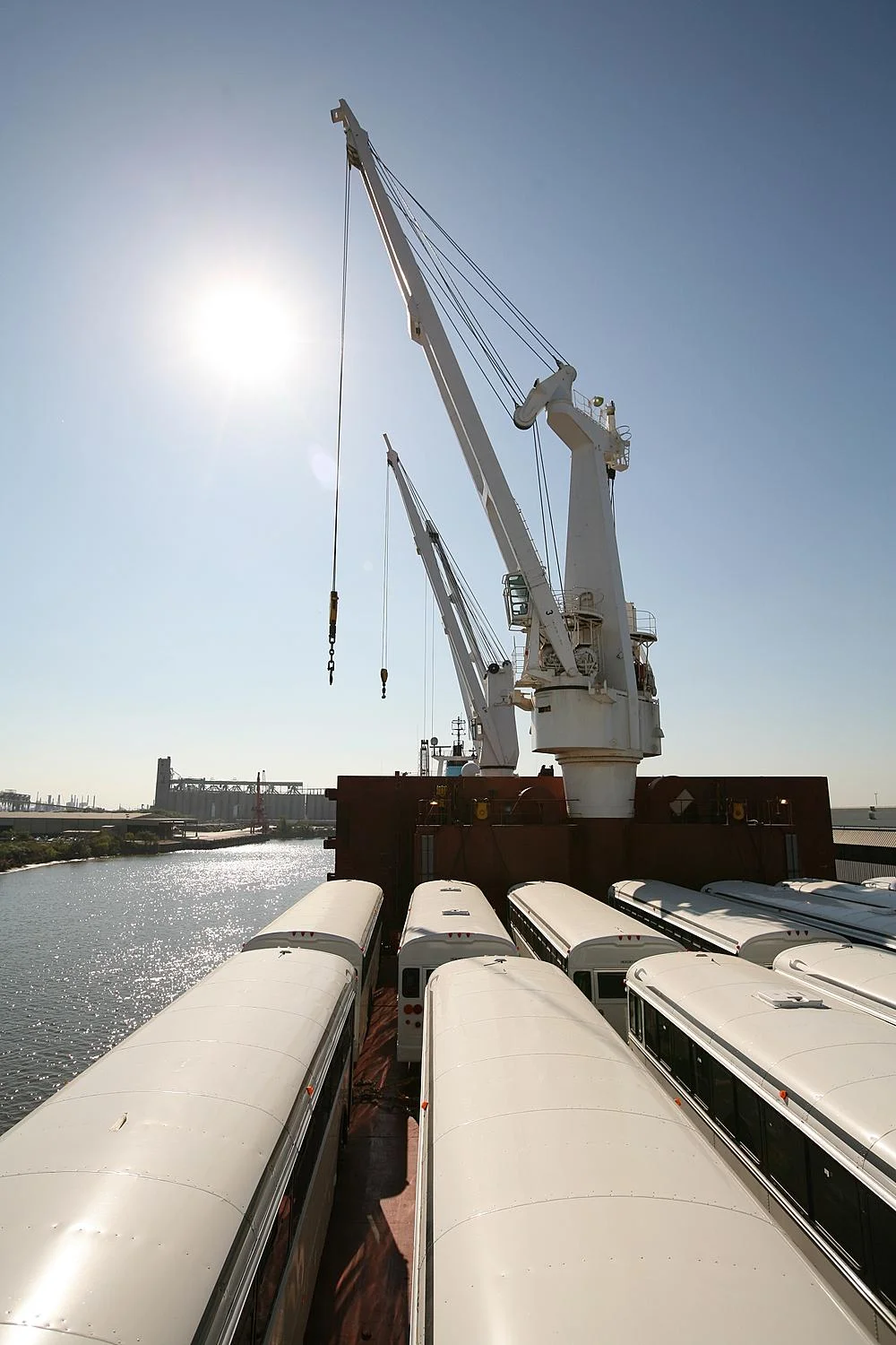 Maersk Texas, Houston, Texas - Ocean Vessel Maritime Aerial Photographer - Sea Vessel Aerial Drone Image - Large Ship Aerial Photography and Video - TX