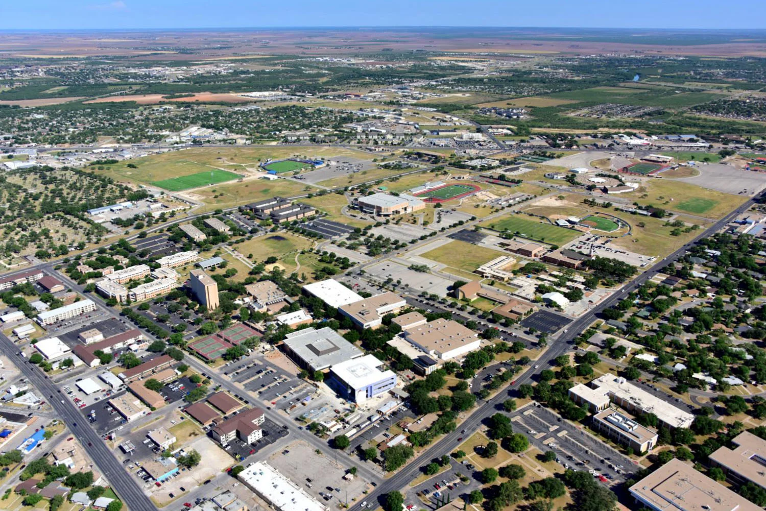 San Angelo, Texas aerial, drone and ground photography, video. — Red
