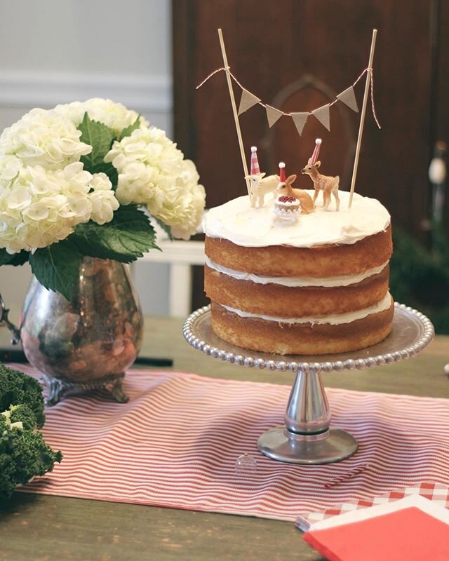 in case you missed it, I&rsquo;m sharing all the sweet details from the first birthday party we ever hosted. head to the blog to find out more about this no-bake-cake! you read that right! no baking required&mdash;on your part. let the grocery store 
