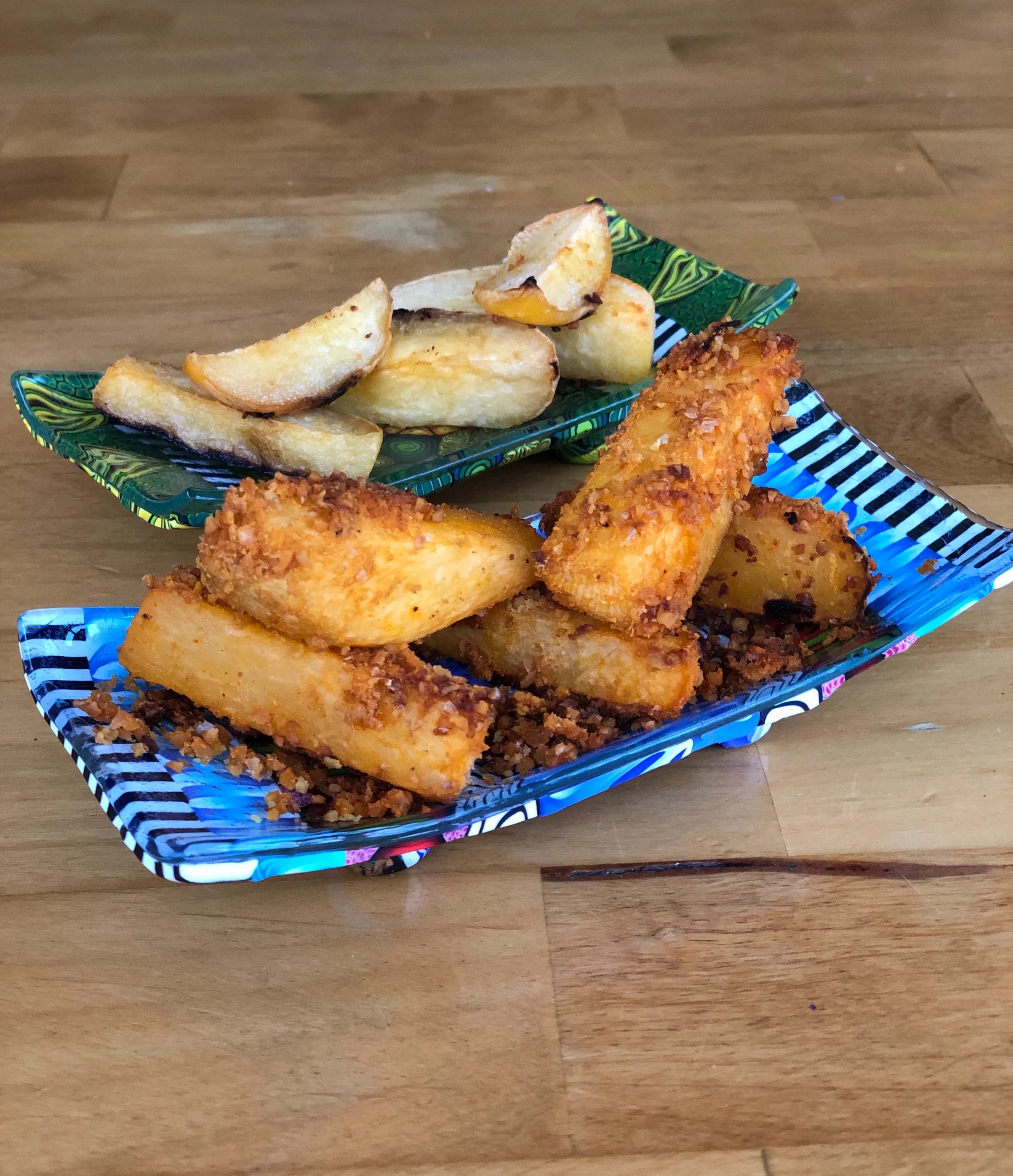 roasted rutabaga, 2 ways