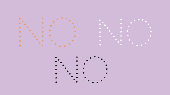 The Super Power of Saying "No"