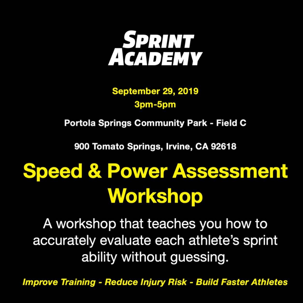 We received great feedback and are holding another free educational workshop this Sunday!
Details below.👇🏾👇🏾 RSVP with link in Bio💻

Why:❓Because you&rsquo;re tired of guessing.

Learn how to quickly and accurately conduct a simple sprint speed/