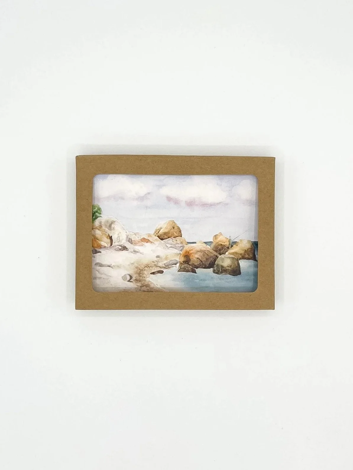 Rocky Coast Boxed Set of 6 — Coastal Shoreside Watercolor Card