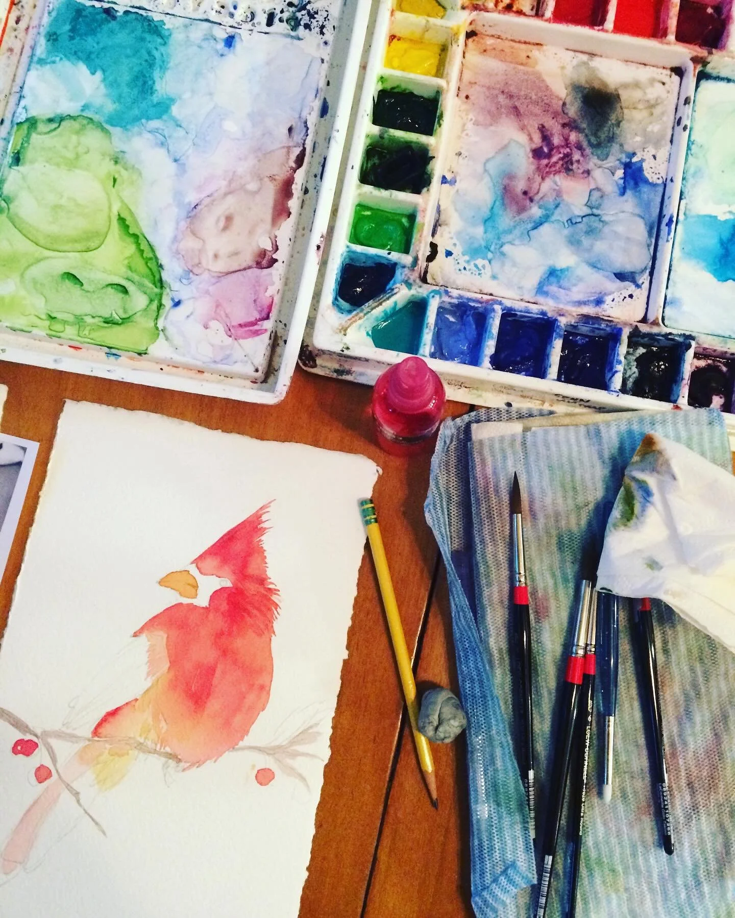 This week I was going through pictures and videos of me painting. It&rsquo;s not something I share often but looking at them just really made me smile. I do love to paint. Lately, I haven&rsquo;t been spending as much time painting, but I am looking 