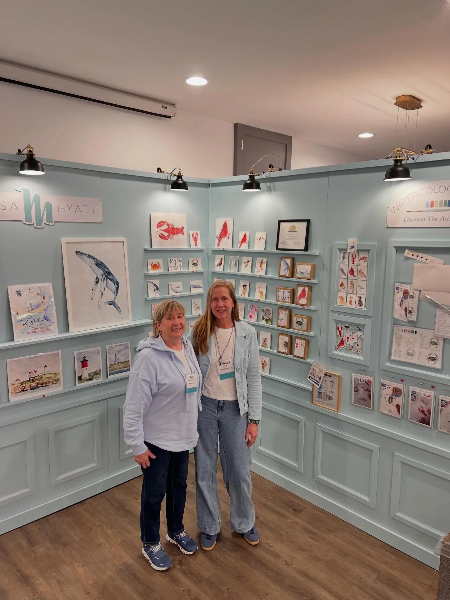 Cape Cod you did not disappoint! The @ccgiftshows was a big success for us. The odds seemed stacked against us, illness, bad weather, missing booth parts and more but we persevered. We met so many new retailers and the reception to our latest line ad