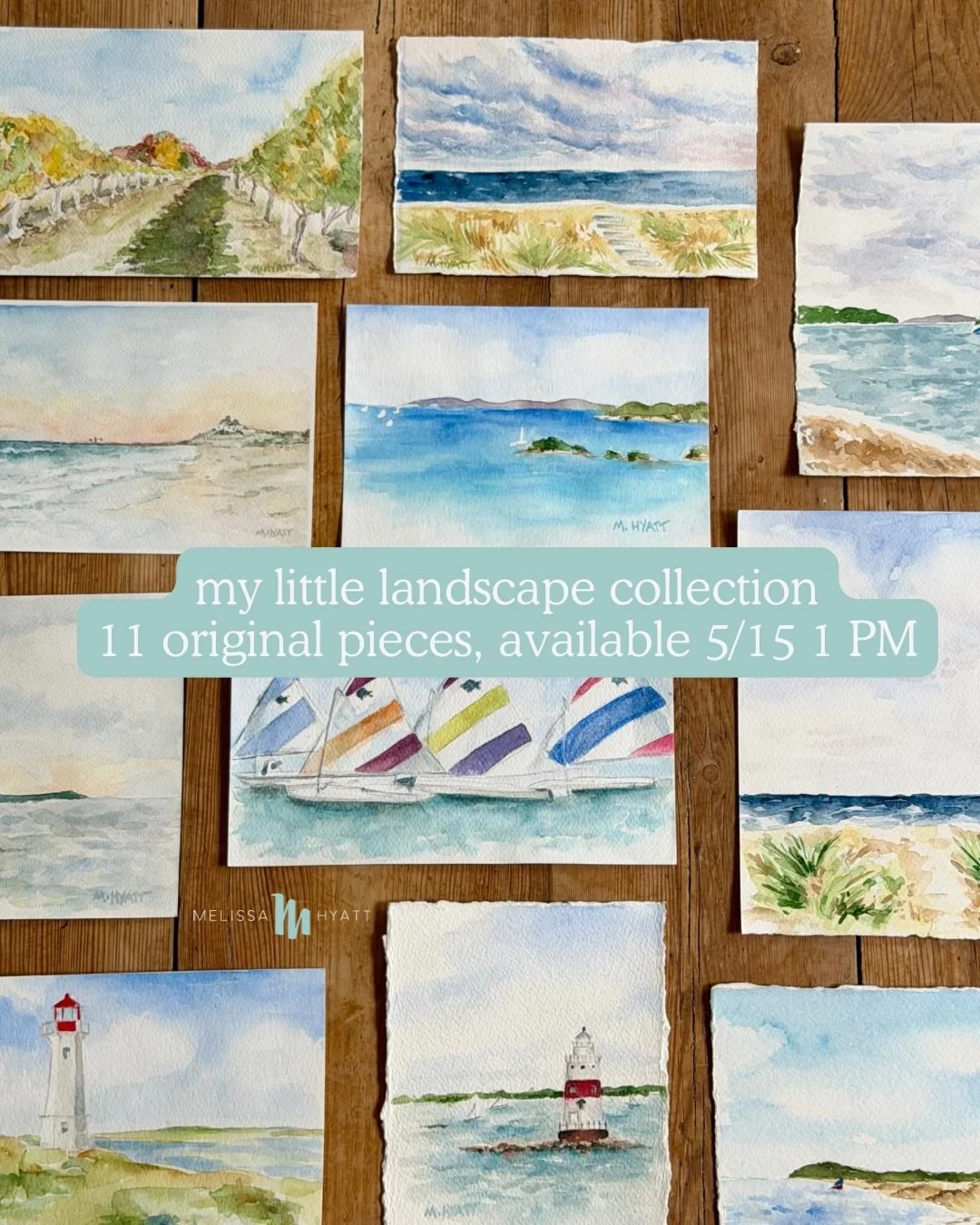 My little landscape collection is almost here! These 11 limited coastal watercolors will be available on my website today 5/15 at 1 PM ET. I hope you love them as much as I do! 

Check out the link in my bio to shop at 1 PM 🔗

#watercolor #watercolo