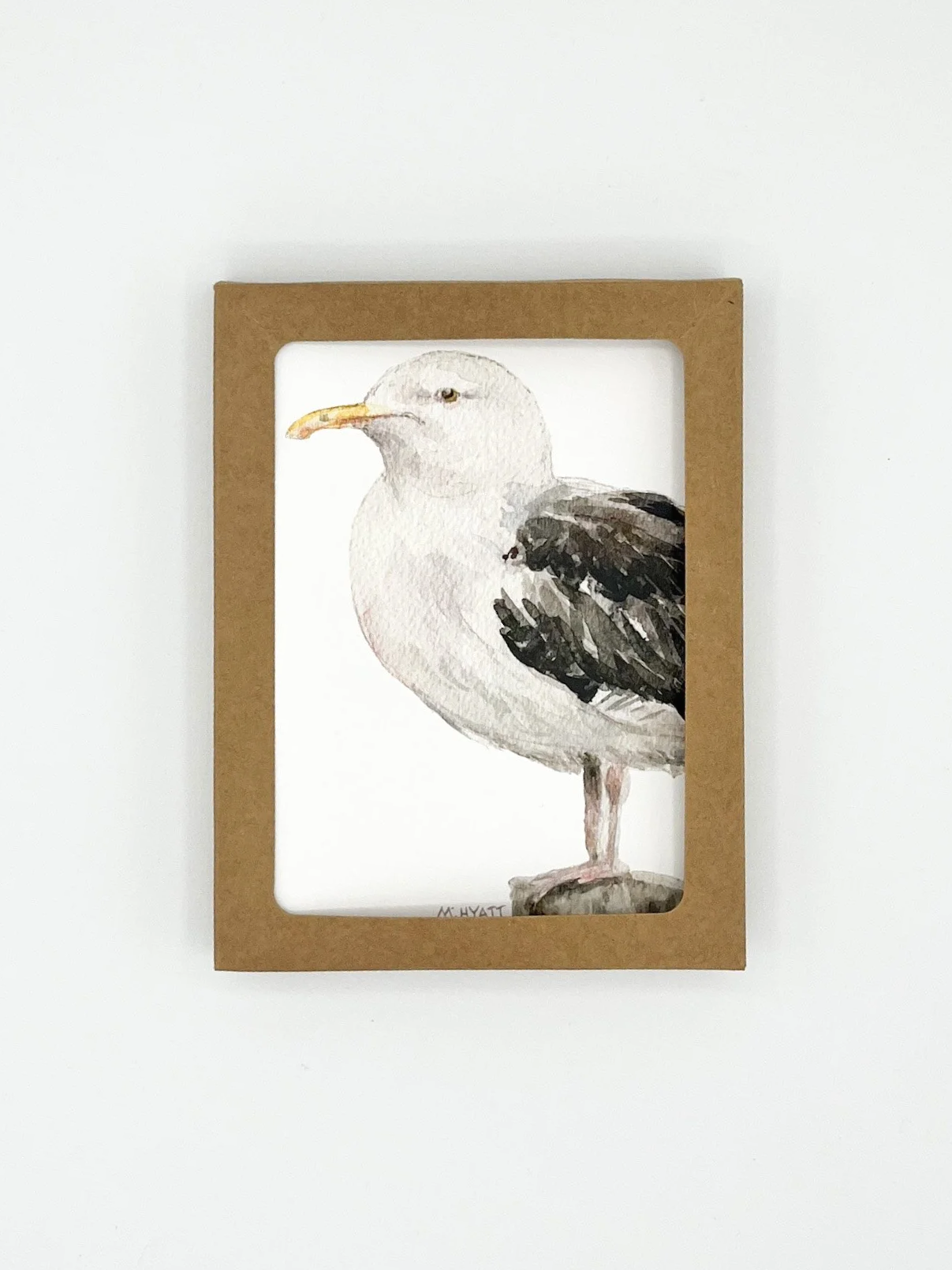 Seagull Crop Boxed Set of 6 — Watercolor Coastal Card