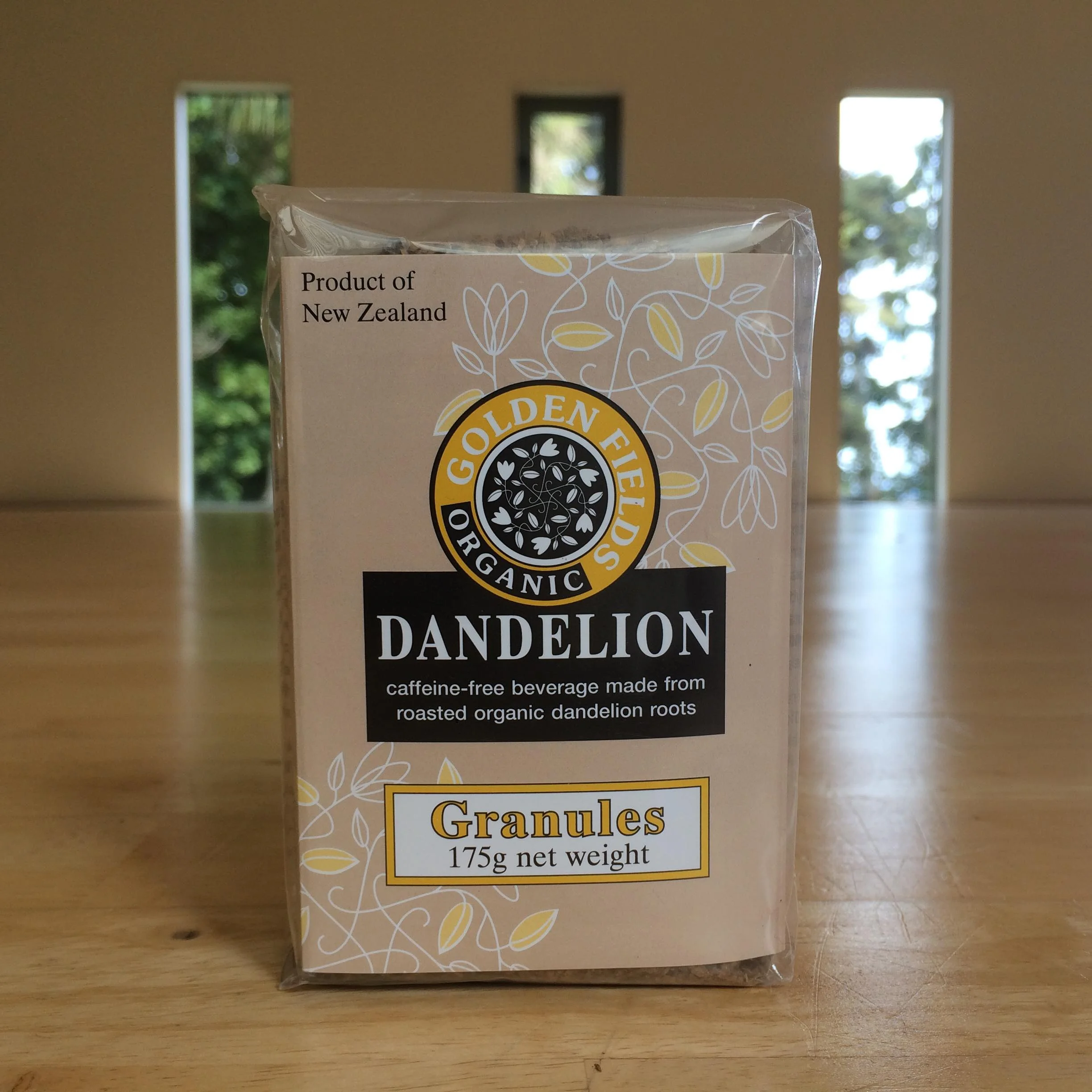 Dandelion caffeine-free beverage