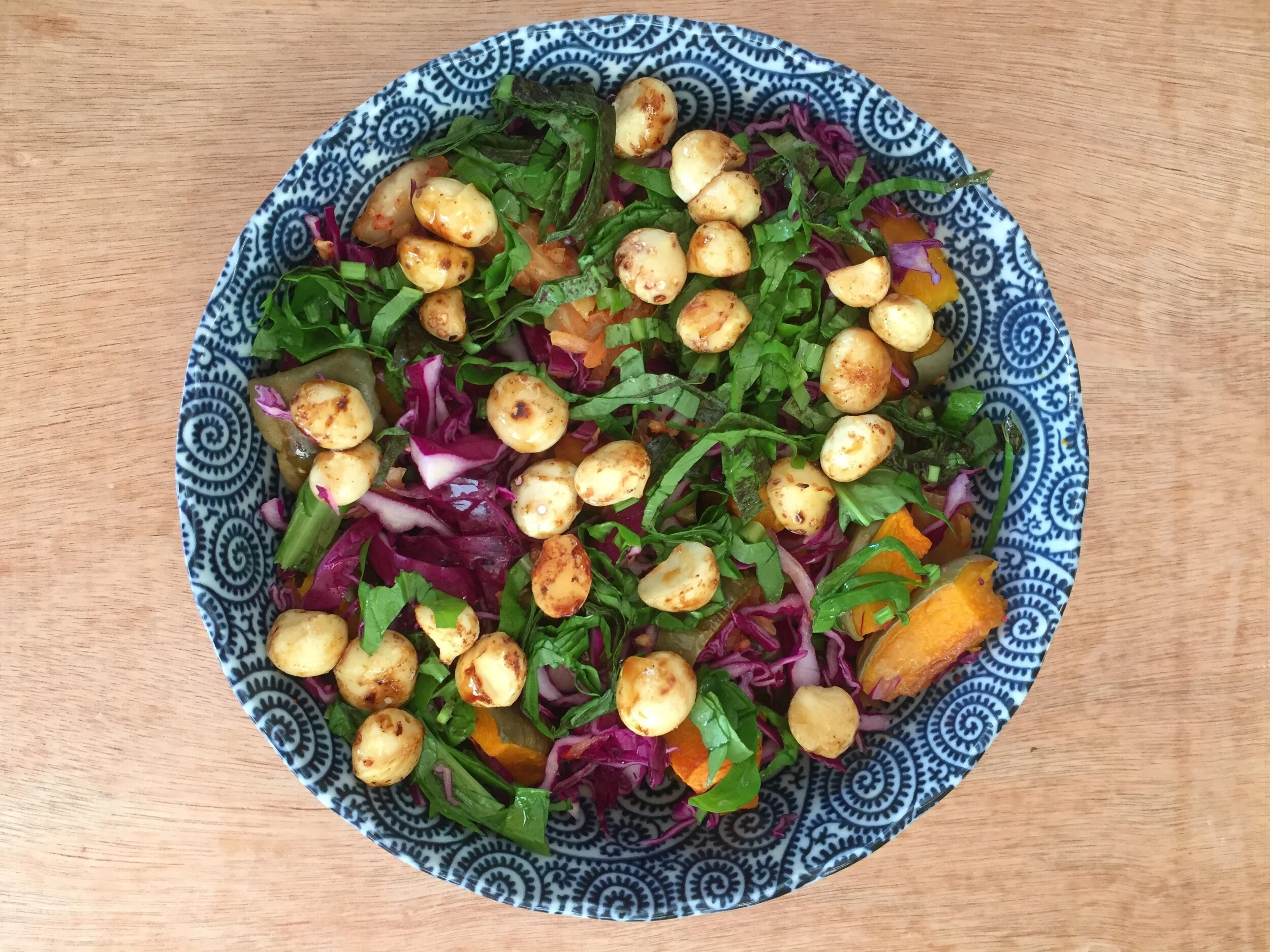 Amber + Gold Winter Salad