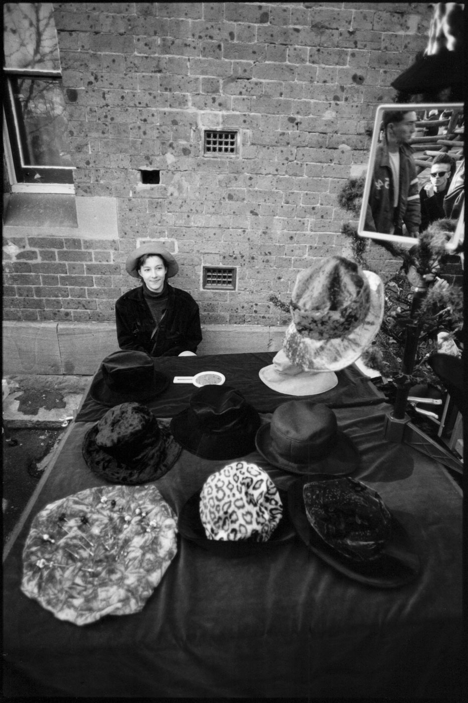 Katrin Lachmann minding a friend’s stall | 1992 | P30