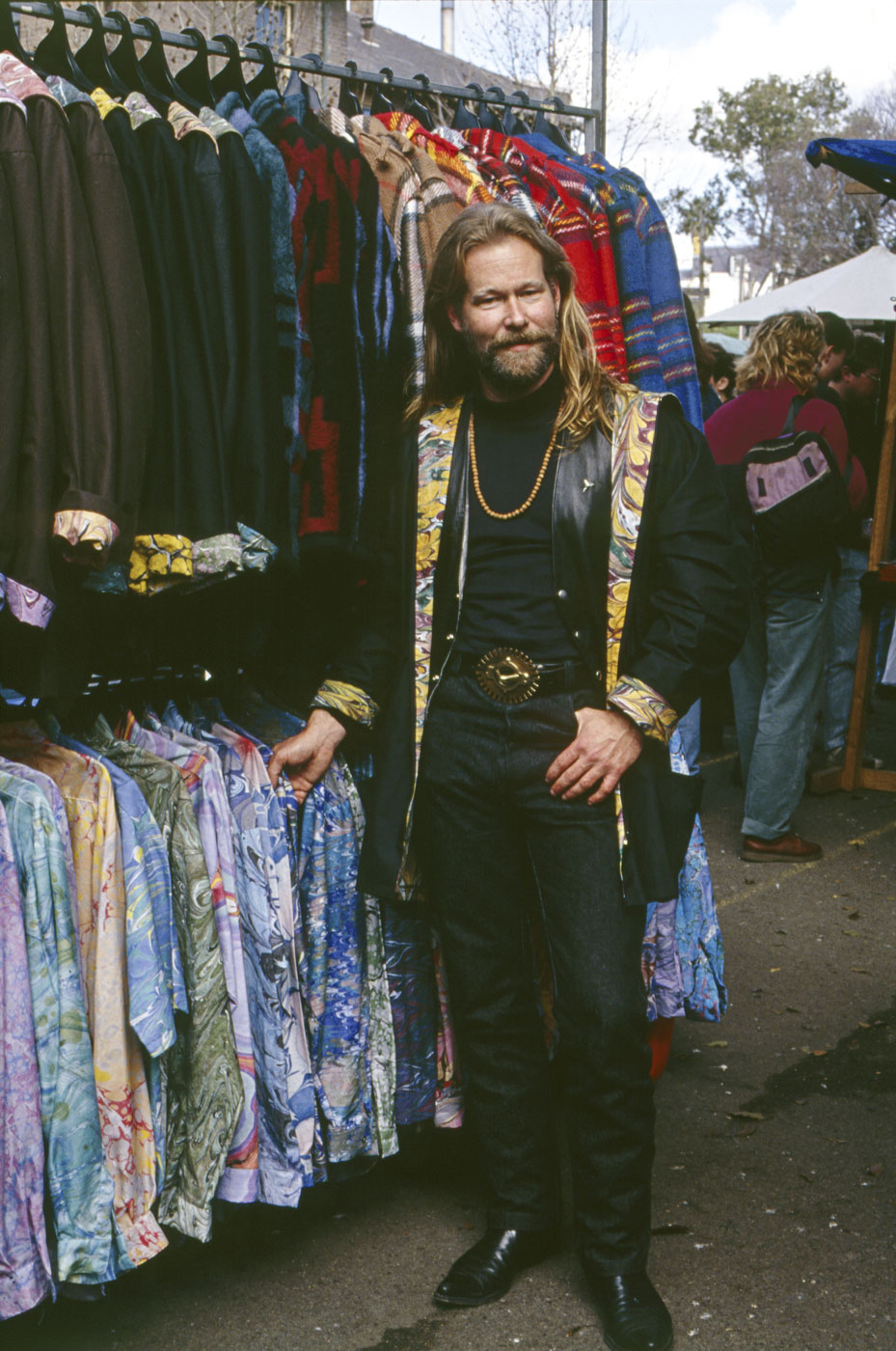 Nigel Sparrow (fashion incorporating hand marbled fabrics) | 1992 | P42