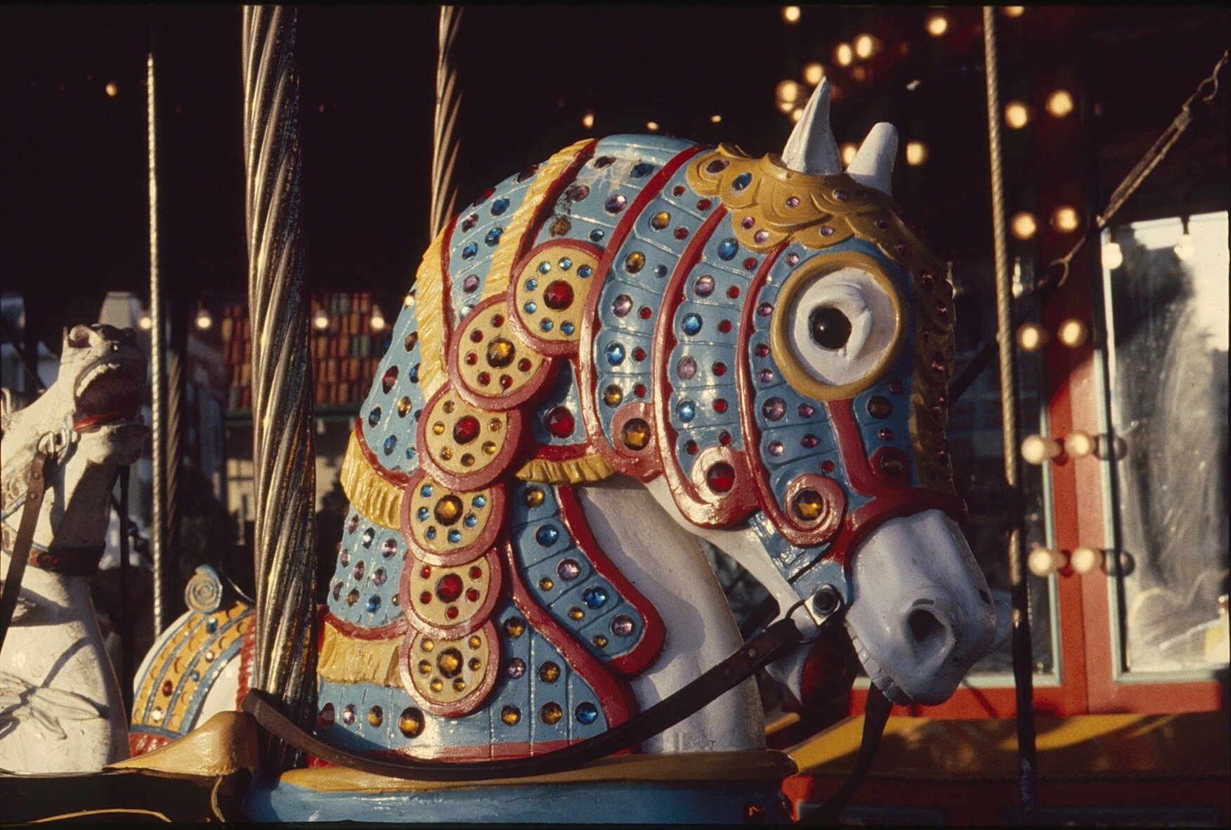 Last chance to ride Luna Park's vintage carousel.