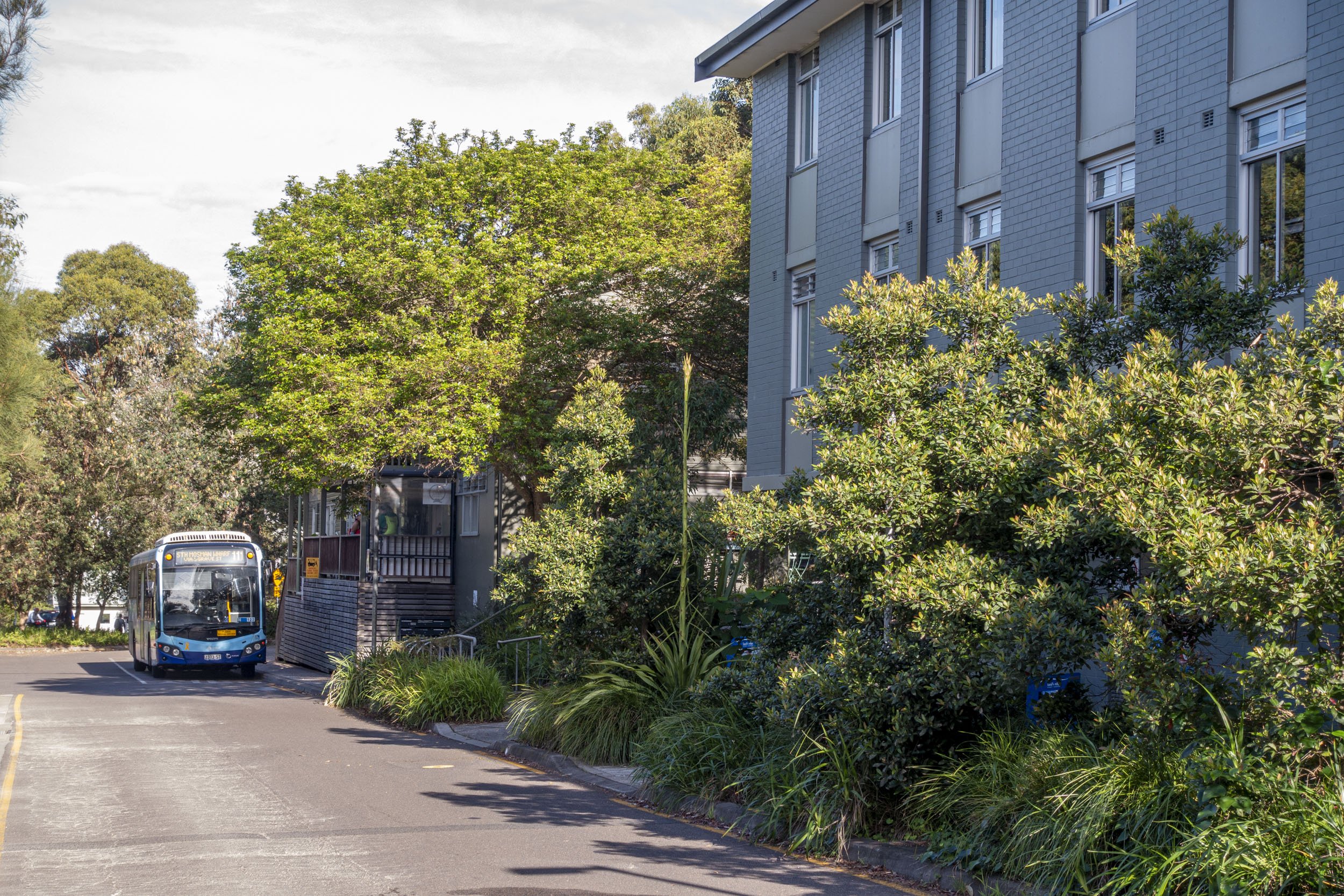 Land’s Edge Lodge, Chowder Bay, is popular with schools because of its proximity to Sydney Harbour.