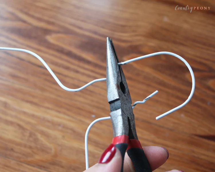 DIY Clothes Hanger Christmas Tree — Country Peony