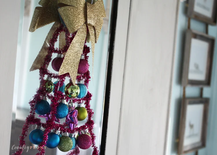 DIY Clothes Hanger Christmas Tree — Country Peony