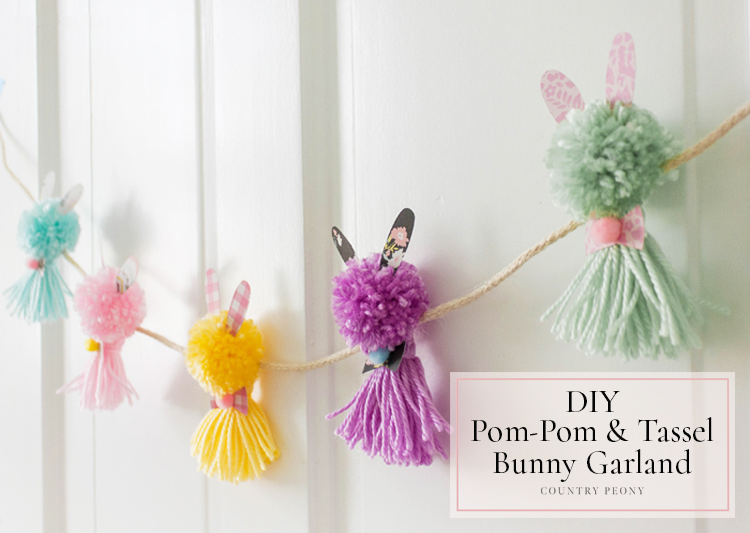 Easy Yarn Pom Pom made with Pom Pom Maker from Clover 