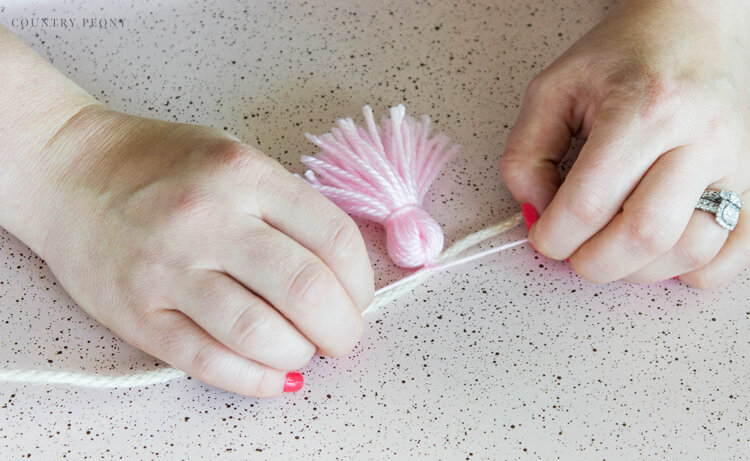 DIY Tassel and Pom-Pom Bunny Garland - Country Peony Blog