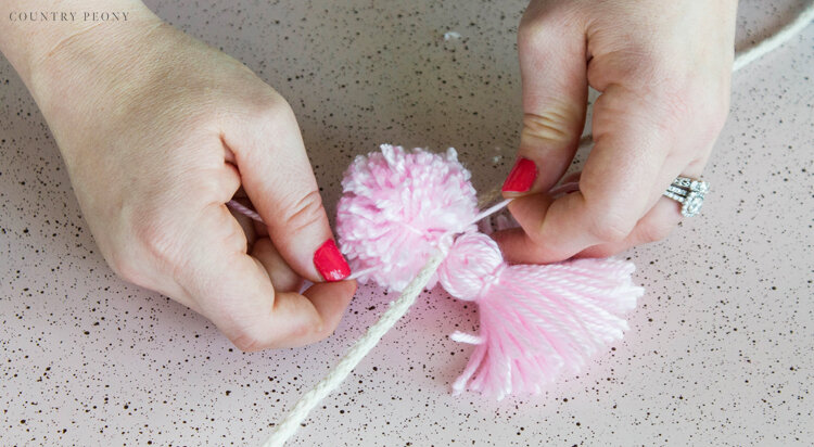 DIY Tassel and Pom-Pom Bunny Garland - Country Peony Blog