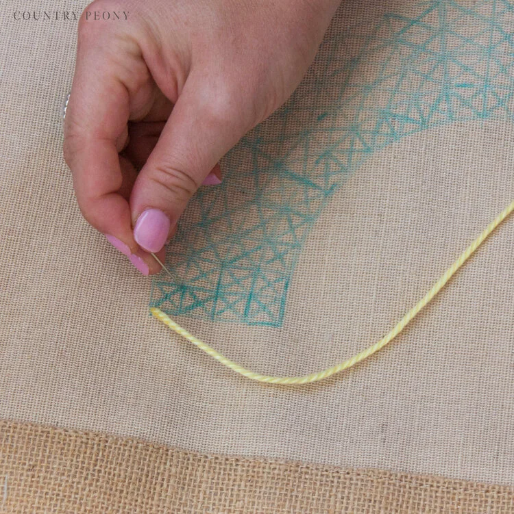 DIY Embroidered Rainbow Tote Bag Tutorial - Country Peony Blog