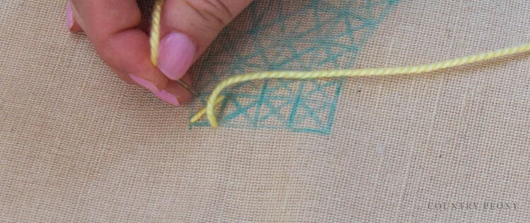 DIY Embroidered Rainbow Tote Bag Tutorial - Country Peony Blog