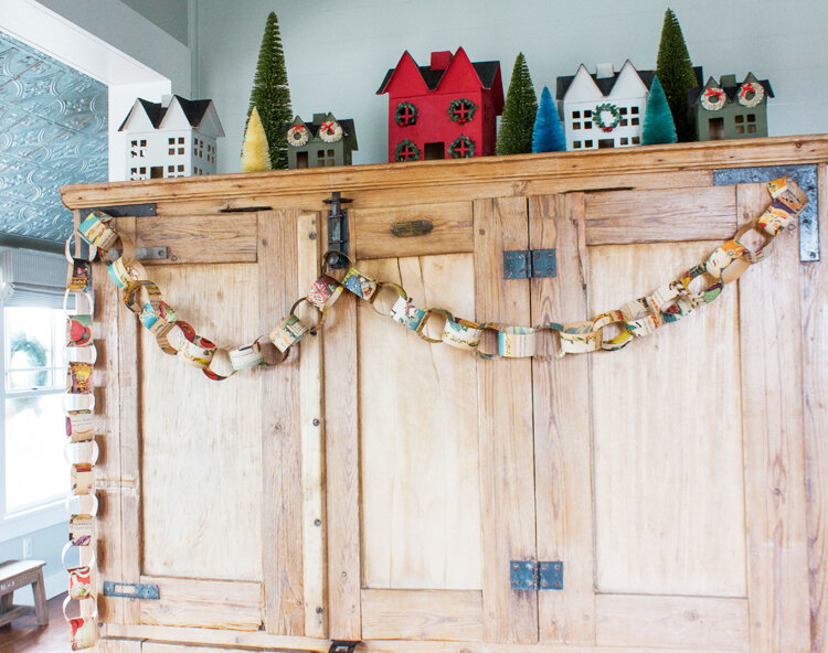 Christmas Paper Chain Garland