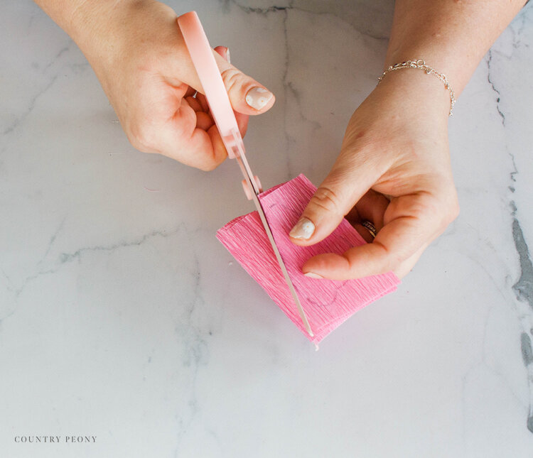 DIY Crepe Paper Peony Bouquet with Paper Mart - Country Peony Blog