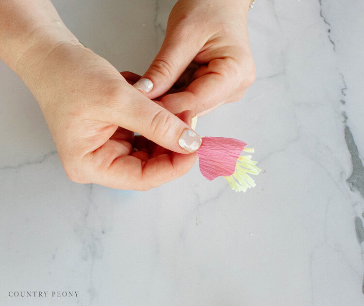 DIY Crepe Paper Peony Bouquet with Paper Mart - Country Peony Blog