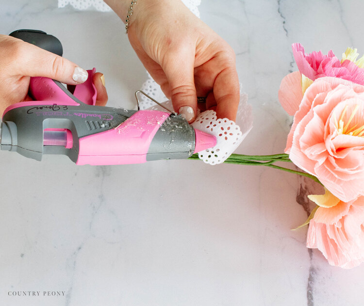 DIY Crepe Paper Peony Bouquet with Paper Mart - Country Peony Blog