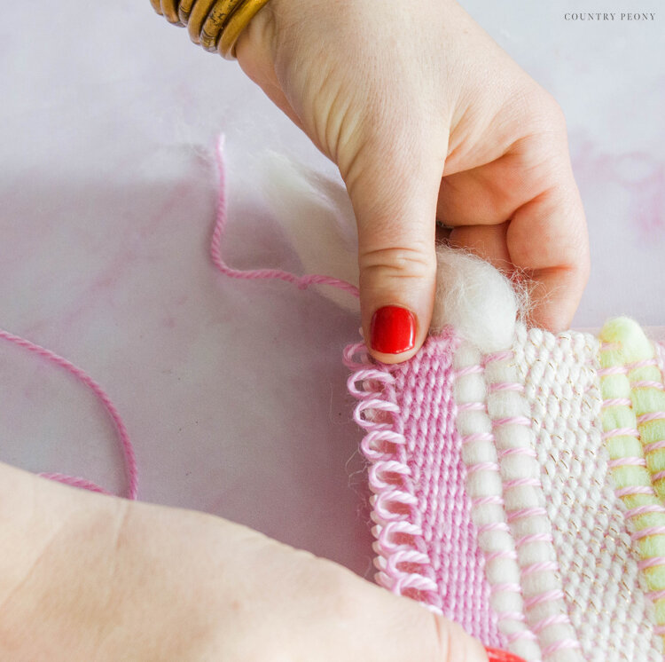 DIY Miniature Woven Wall Hanging with Clover's Mini Weaving Loom