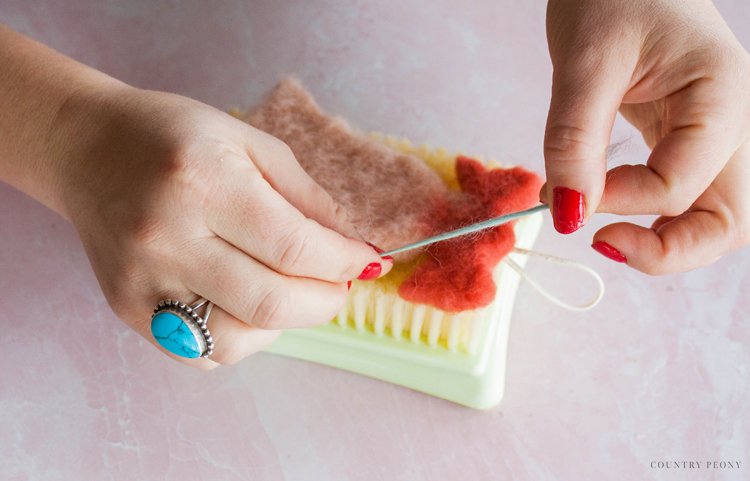 DIY Whimsical Felt Christmas Ornaments with Clover - Country Peony Blog