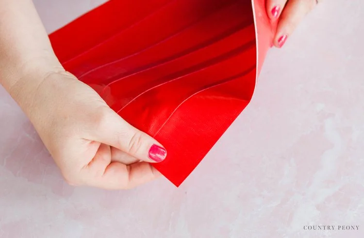 DIY Valentine's Day Heart Garland with Duck Tape - Country Peony