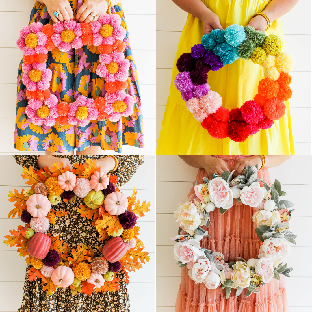 Pom Pom Wreath Pom Pom Wreath
