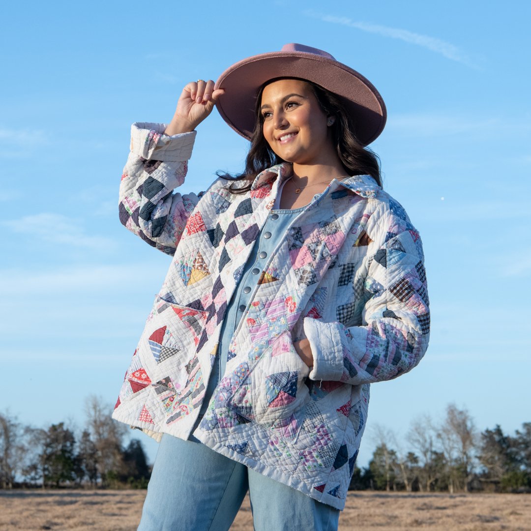 The Second Vintage Quilt Jacket Collection — Country Peony