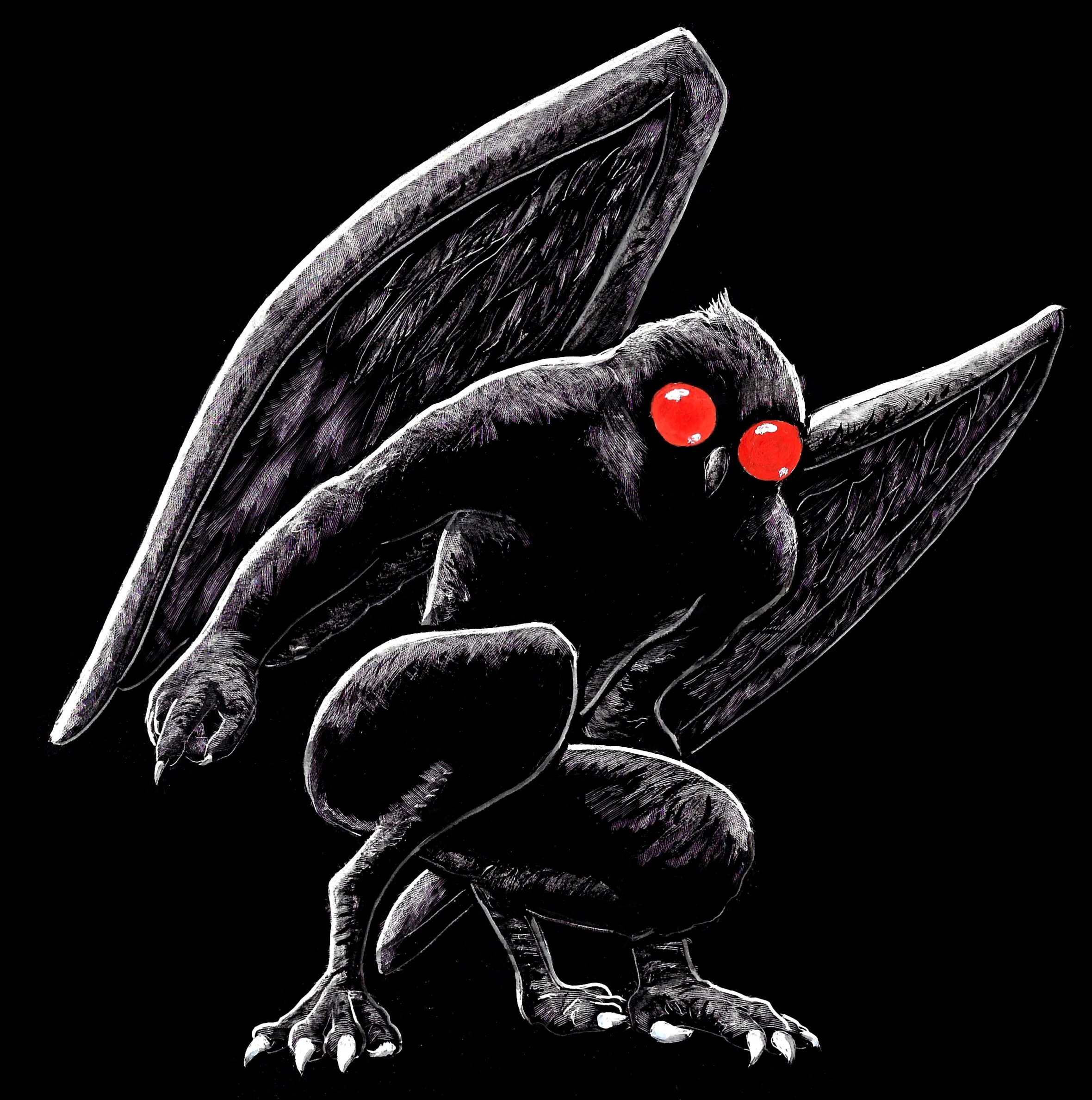 Red Eyed Mothman