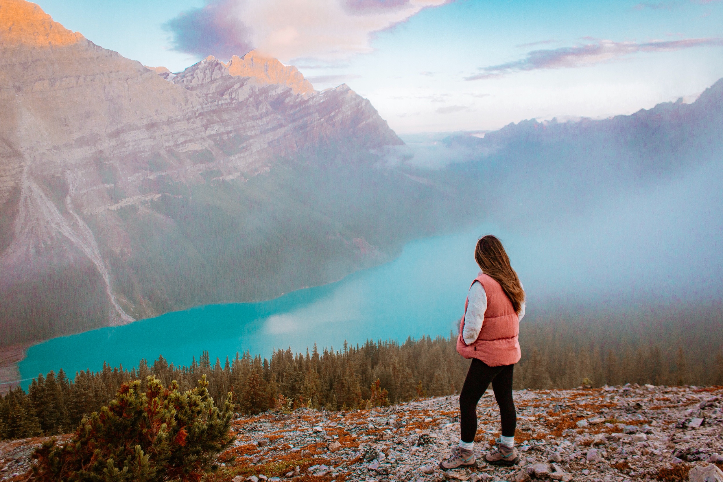 Bow Summit Lookout at Peyto Lake