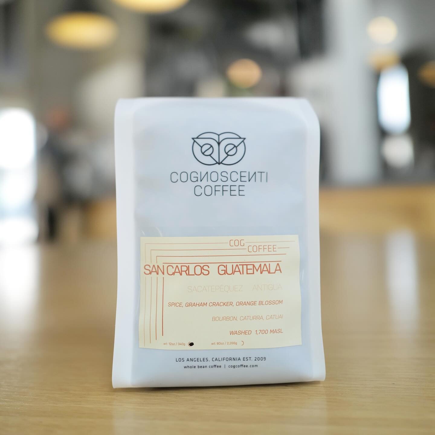 Back in stock is a historical farm from La Antigua, Guatemala. The farm dates back to the 1850's and has passed thru the generations of Carlos Dur&aacute;n. The Bourbon cultivar stems from 135 years ago and the current coffee has 2 other varieties, c