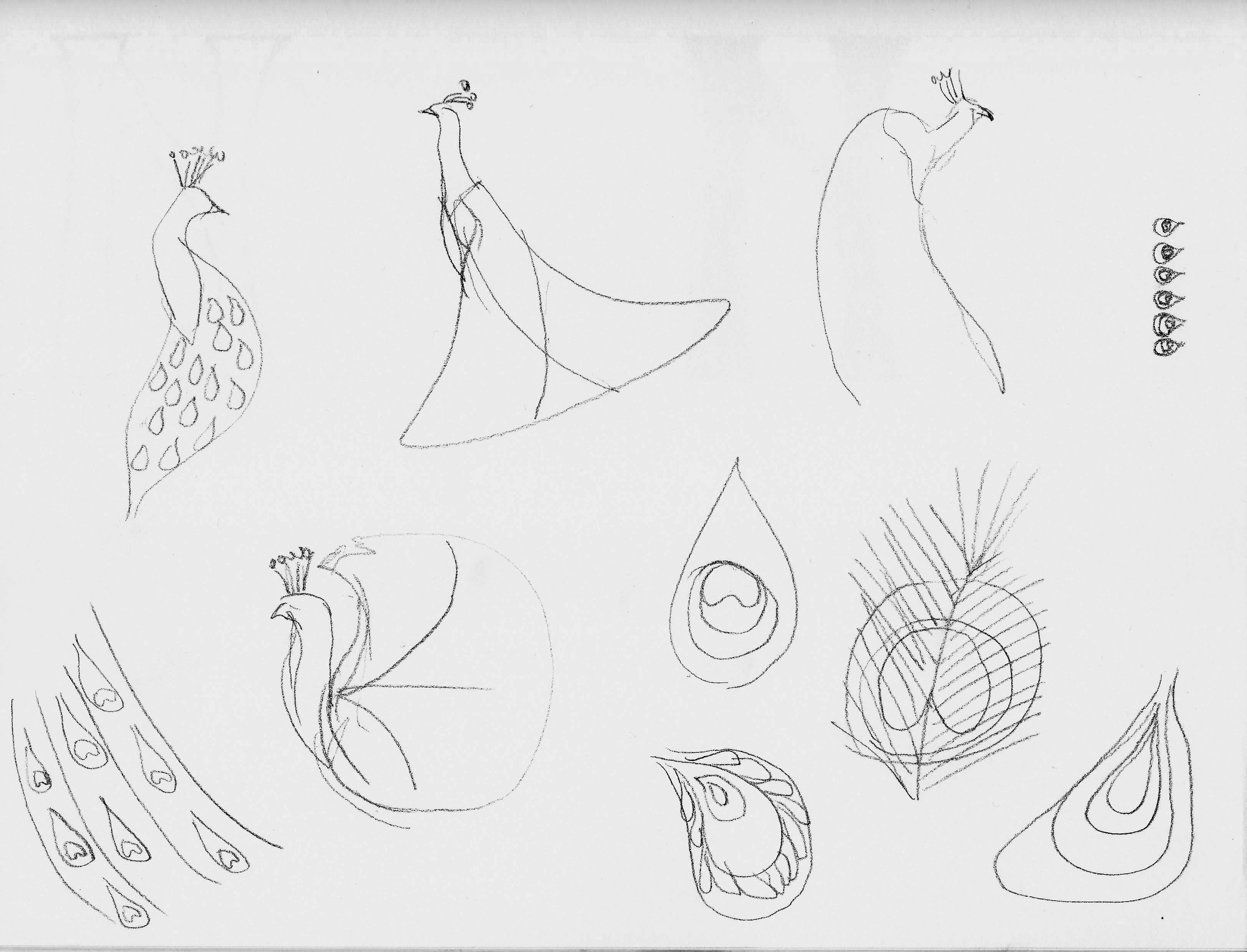 peacock motifs