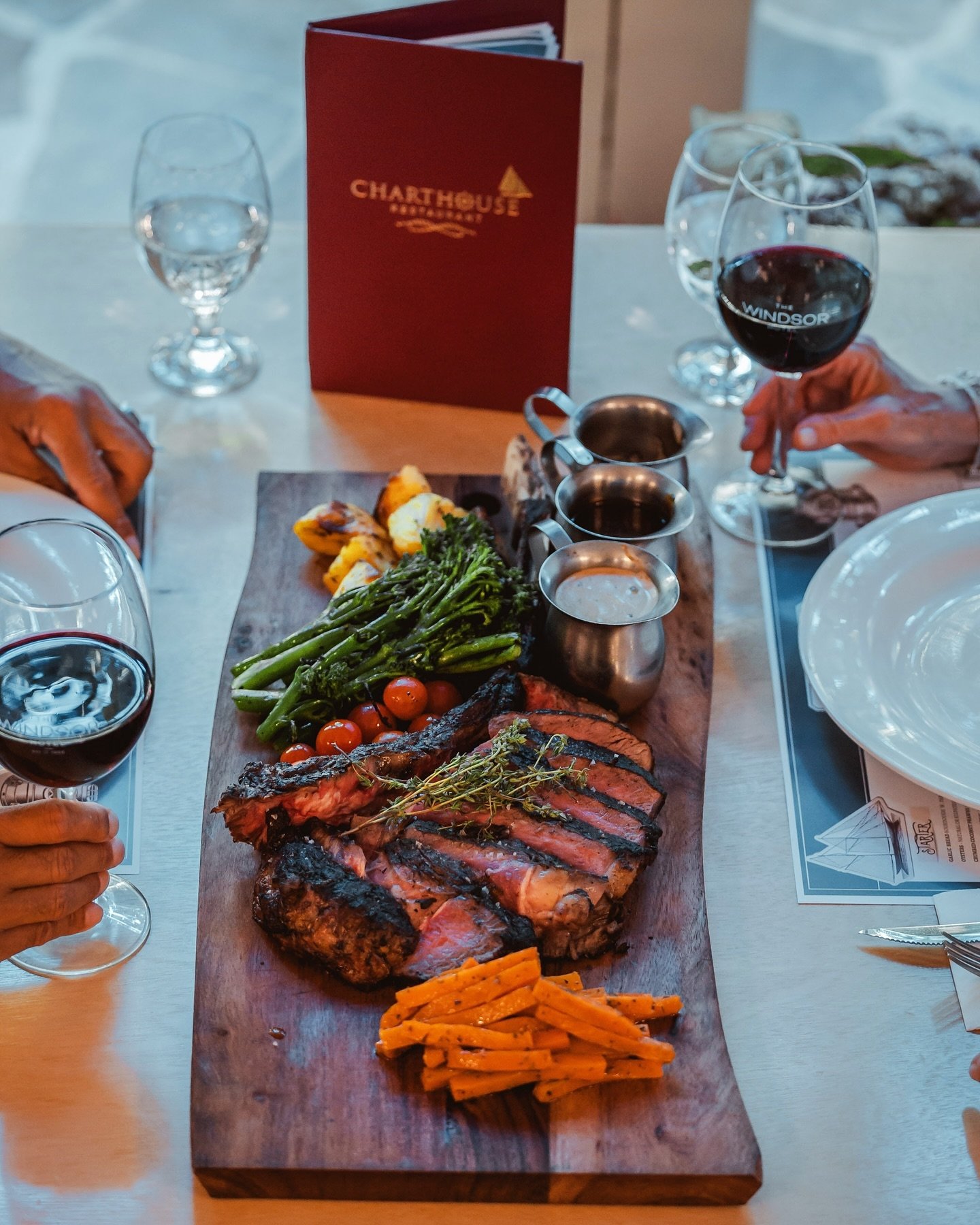 It might be chilly out, but it&rsquo;s toasty inside and our grill is firing! 🔥 

Book a lunch or dinner in our Charthouse Restaurant and delight in premium meats, seasonal produce and juicy red wines! 

 We&rsquo;re here to satiate your every need.