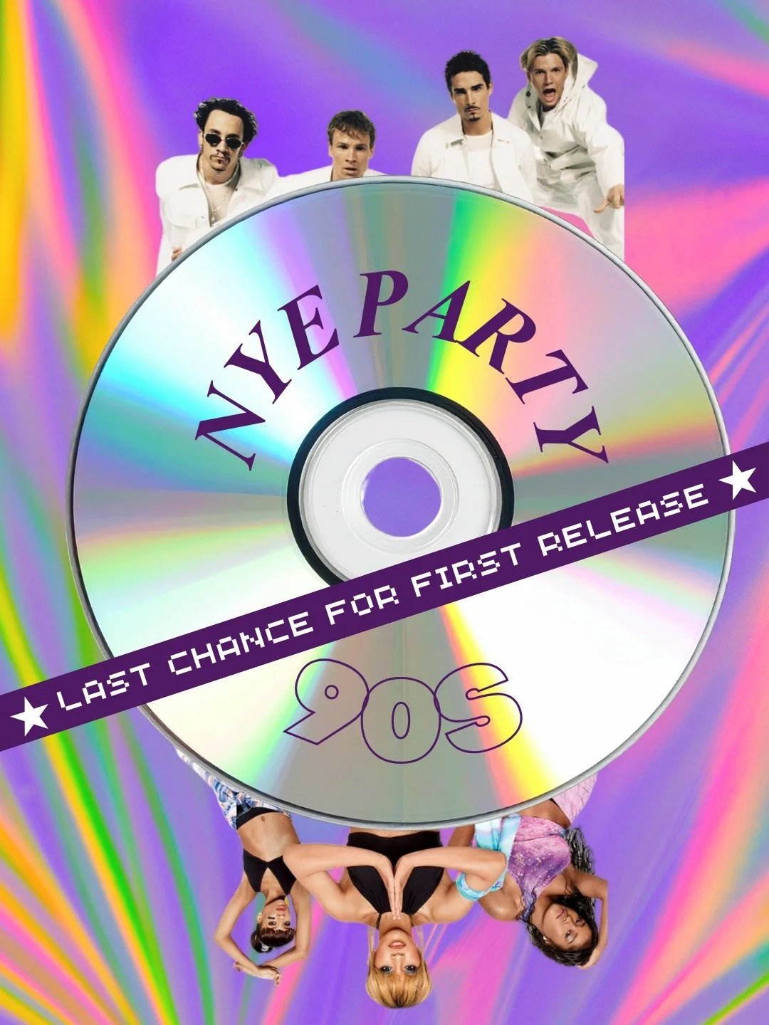 NYE is coming in hot and so are the 90s vibes 🔥✨
First release tickets end December 13, so if you&rsquo;re planning to party like it&rsquo;s 1999&hellip; now&rsquo;s the time. Hit the link in our bio for all the details 💿💜